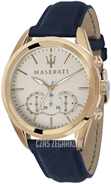 Maserati Traguardo Kremowy/Skóra Ø45 mm R8871612016