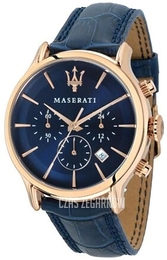 Maserati Epoca Niebieski/Skóra Ø42 mm R8871618013