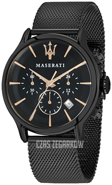 Maserati Epoca Czarny/Stal Ø42 mm R8873618006