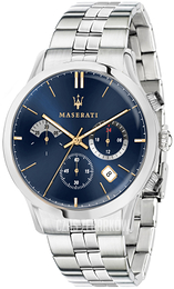 Maserati Ricordo Niebieski/Stal Ø42 mm R8873633001