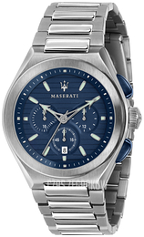 Maserati Triconic Niebieski/Stal Ø43 mm R8873639001