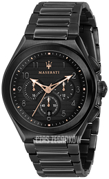 Maserati Triconic Czarny/Stal Ø43 mm R8873639003