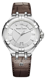 Maurice Lacroix Aikon Srebrny/Skóra Ø30 mm AI1004-SS001-130-1