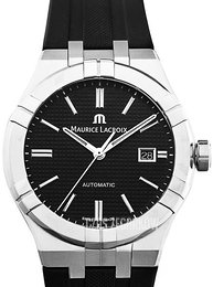 Maurice Lacroix Aikon Czarny/Guma Ø42 mm AI6008-SS000-330-2