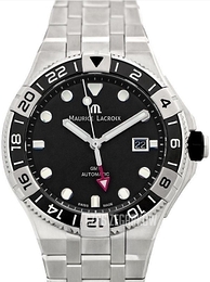 Maurice Lacroix Aikon Czarny/Stal Ø43 mm AI6158-SS00F-330-A