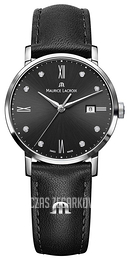 Maurice Lacroix Eliros Czarny/Skóra Ø30 mm EL1084-SS001-350-1