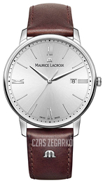 Maurice Lacroix Eliros Date Srebrny/Skóra Ø40 mm EL1118-SS001-110-1