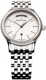 Maurice Lacroix Les Classiques Srebrny/Stal Ø38 mm LC1007-SS002-130