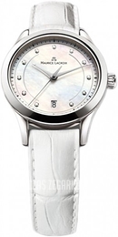 Maurice Lacroix Les Classiques Biały/Skóra Ø33 mm LC1026-SS001-170