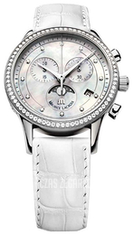 Maurice Lacroix Les Classiques Ladies Biały/Skóra Ø38 mm LC1087-SD501-160-1