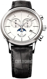 Maurice Lacroix Les Classiques Srebrny/Skóra Ø40 mm LC1148-SS001-130