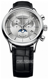 Maurice Lacroix Les Classiques Srebrny/Skóra Ø40 mm LC1148-SS001-131-1