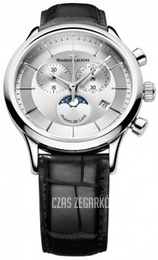 Maurice Lacroix Les Classiques Srebrny/Skóra Ø40 mm LC1148-SS001-131