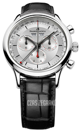 Maurice Lacroix Les Classiques Srebrny/Skóra Ø40 mm LC1228-SS001-131-1