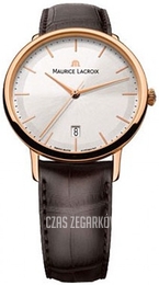 Maurice Lacroix Les Classiques Srebrny/Skóra Ø38 mm LC6007-PG101-130