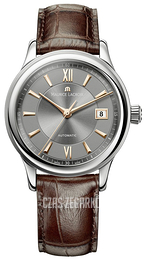 Maurice Lacroix Les Classiques Czarny/Skóra Ø38 mm LC6027-SS001-310-2