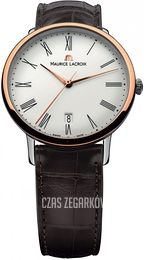 Maurice Lacroix Les Classiques Biały/Skóra Ø38 mm LC6067-PS101-110