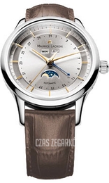 Maurice Lacroix Les Classiques Srebrny/Skóra Ø40 mm LC6068-SS001-132