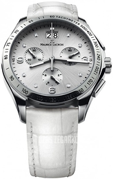 Maurice Lacroix Miros Srebrny/Skóra Ø38 mm MI1057-SS001-150
