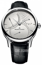Maurice Lacroix Masterpiece Srebrny/Skóra Ø43 mm MP6508-SS001-130-1
