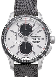 Maurice Lacroix Pontos Srebrny/Skóra Ø43 mm PT6038-SSL24-130-2