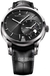 Maurice Lacroix Pontos Czarny/Skóra Ø43 mm PT6118-SS001-331