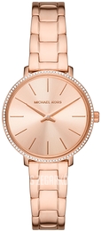 Michael Kors Pyper Różowe złoto/Stal w kolorze różowego złota Ø32 mm MK1040