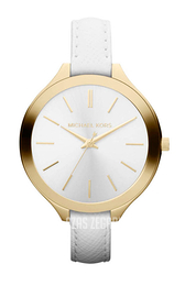 Michael Kors Runway Srebrny/Skóra Ø42 mm MK2273