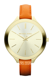 Michael Kors Runway Żółte złoto/Skóra Ø42 mm MK2275