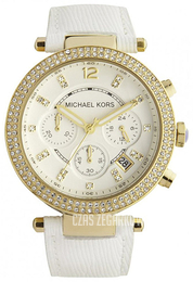 Michael Kors Biały/Skóra Ø40 mm MK2290