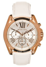Michael Kors Bradshaw Srebrny/Skóra Ø43 mm MK2291