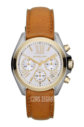 Michael Kors Bradshaw Srebrny/Skóra Ø35 mm MK2301