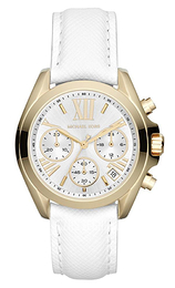 Michael Kors Bradshaw Srebrny/Skóra Ø39 mm MK2302