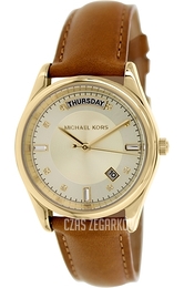Michael Kors Żółte złoto/Skóra Ø34 mm MK2374