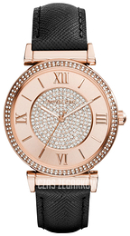 Michael Kors Catlin Różowe złoto/Skóra Ø38 mm MK2376