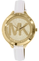 Michael Kors Runway Żółte złoto/Skóra Ø42 mm MK2389