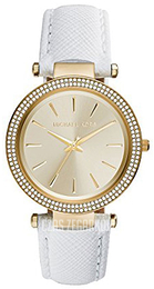 Michael Kors Darci Żółte złoto/Skóra Ø39 mm MK2391