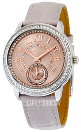 Michael Kors Różowe złoto/Skóra Ø40 mm MK2446