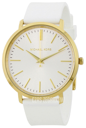 Michael Kors Jaryn Biały/Guma Ø41.5 mm MK2536