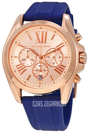 Michael Kors Bradshaw Różowe złoto/Guma Ø43 mm MK2650