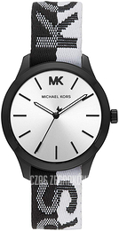 Michael Kors Srebrny/Tkanina Ø38 mm MK2844