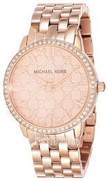 Michael Kors Różowe złoto/Stal w kolorze różowego złota Ø35 mm MK3156