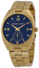Michael Kors Callie Niebieski/Stal w odcieniu złota Ø39 mm MK3345