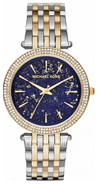 Michael Kors Niebieski/Stal w odcieniu złota Ø39 mm MK3401