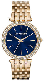 Michael Kors Darci Purpurowy/Stal w odcieniu złota Ø39 mm MK3406