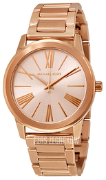 Michael Kors Hartman Różowe złoto/Stal w kolorze różowego złota Ø38 mm MK3491