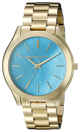 Michael Kors Runway Niebieski/Stal w odcieniu złota Ø40 mm MK3492