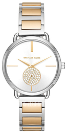 Michael Kors Srebrny/Stal w odcieniu złota Ø37 mm MK3679