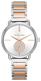 Michael Kors Srebrny/Stal w kolorze różowego złota Ø37 mm MK3709