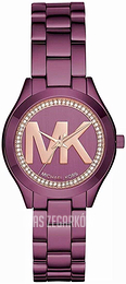 Michael Kors Runway Purpurowy/Stal Ø33 mm MK3764